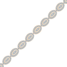 Radiant Symphony Oval  Diamond Bracelet