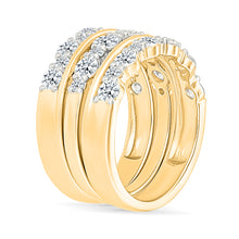 The Salina Stackable Gold & Diamond Ring