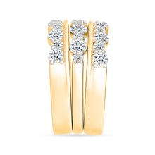 The Salina Stackable Gold & Diamond Ring
