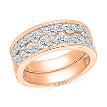 The Salina Stackable Gold & Diamond Ring