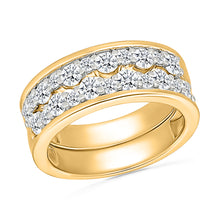 The Salina Stackable Gold & Diamond Ring