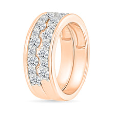 The Salina Stackable Gold & Diamond Ring