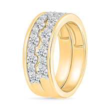 The Salina Stackable Gold & Diamond Ring