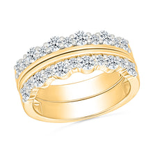 The Salina Stackable Gold & Diamond Ring