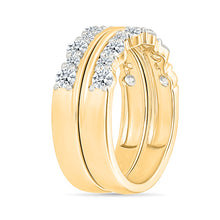 The Salina Stackable Gold & Diamond Ring