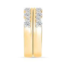 The Salina Stackable Gold & Diamond Ring