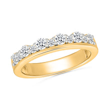 The Salina Stackable Gold & Diamond Ring