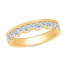 The Salina Stackable Gold & Diamond Ring