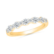 The Salina Stackable Gold & Diamond Ring
