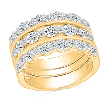 The Salina Stackable Gold & Diamond Ring