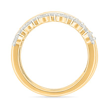 The Salina Stackable Gold & Diamond Ring