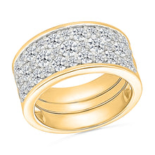 The Salina Stackable Gold & Diamond Ring