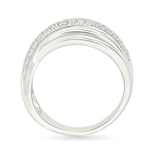 Spiral Diamond Ring