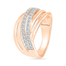 Spiral Diamond Ring