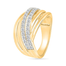 Spiral Diamond Ring