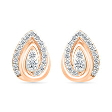 Elegant Teardrop Diamond Earrings