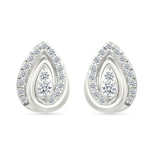 Elegant Teardrop Diamond Earrings