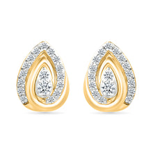 Elegant Teardrop Diamond Earrings