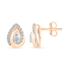 Elegant Teardrop Diamond Earrings