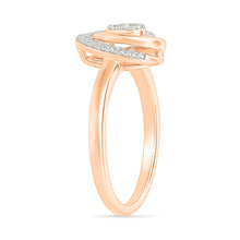 Petal Teardrop Sparkle Ring