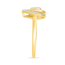 Petal Teardrop Sparkle Ring