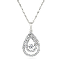 Dual Dewdrop Diamond Pendant