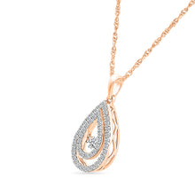 Dual Dewdrop Diamond Pendant
