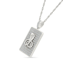 Serpent Diamond Pendant