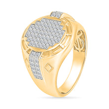 Dazzling Diamond Cluster Ring