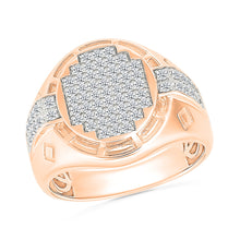 Dazzling Diamond Cluster Ring