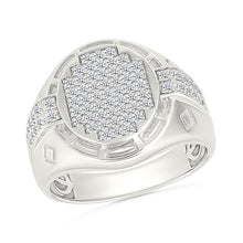 Dazzling Diamond Cluster Ring