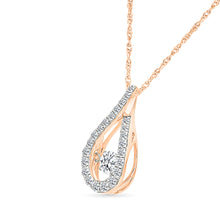 Twist & Twinkle Diamond Pendant