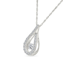 Twist & Twinkle Diamond Pendant