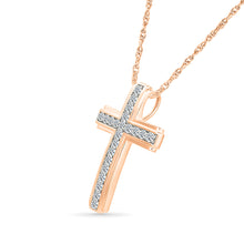 Cruciate Diamond Pendant