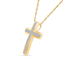 Cruciate Diamond Pendant