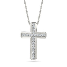 Cruciate Diamond Pendant