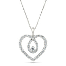 Everlasting Twinkle Heart Pendant