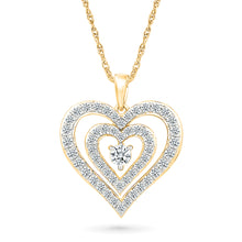 Dazzling Heartbeat Diamond Pendant