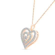 Dazzling Heartbeat Diamond Pendant