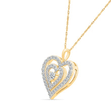 Dazzling Heartbeat Diamond Pendant
