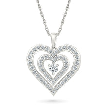 Dazzling Heartbeat Diamond Pendant