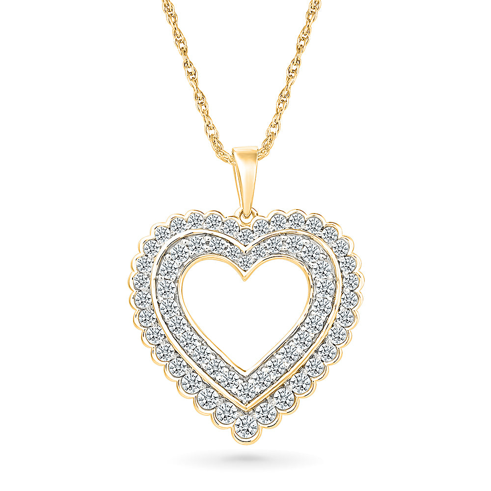 Ethical Spark Diamond Heart Pendant