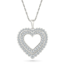 Ethical Spark Diamond Heart Pendant