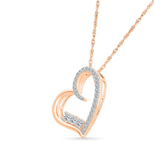 Elegant Diamond Heart Pendant