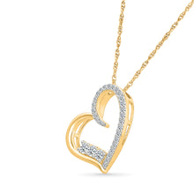 Elegant Diamond Heart Pendant