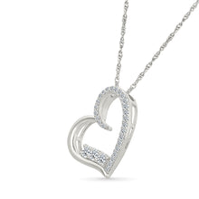 Elegant Diamond Heart Pendant