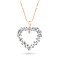 Love's Eternal Embrace in Diamonds Pendant