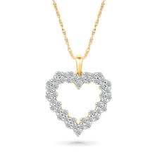Love's Eternal Embrace in Diamonds Pendant