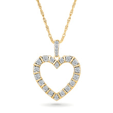 Sparkly Diamond Heart Pendant