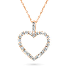 Vintage-Inspired Diamond Heart Pendant